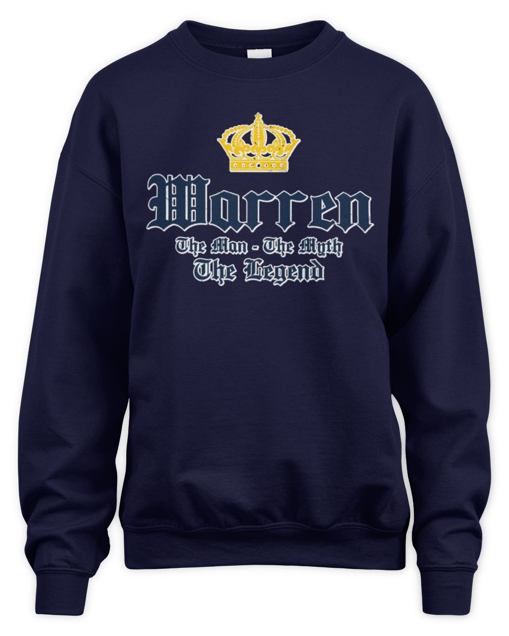 The Man The Myth The Legend Corona Beer T-Shirt WARREN M1-S83 / Unisex Sweatshirt / navy