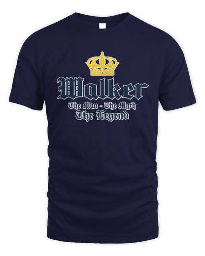 The Man The Myth The Legend Corona Beer T-Shirt WALKER M1-S83 / Unisex Standard T-Shirt / navy