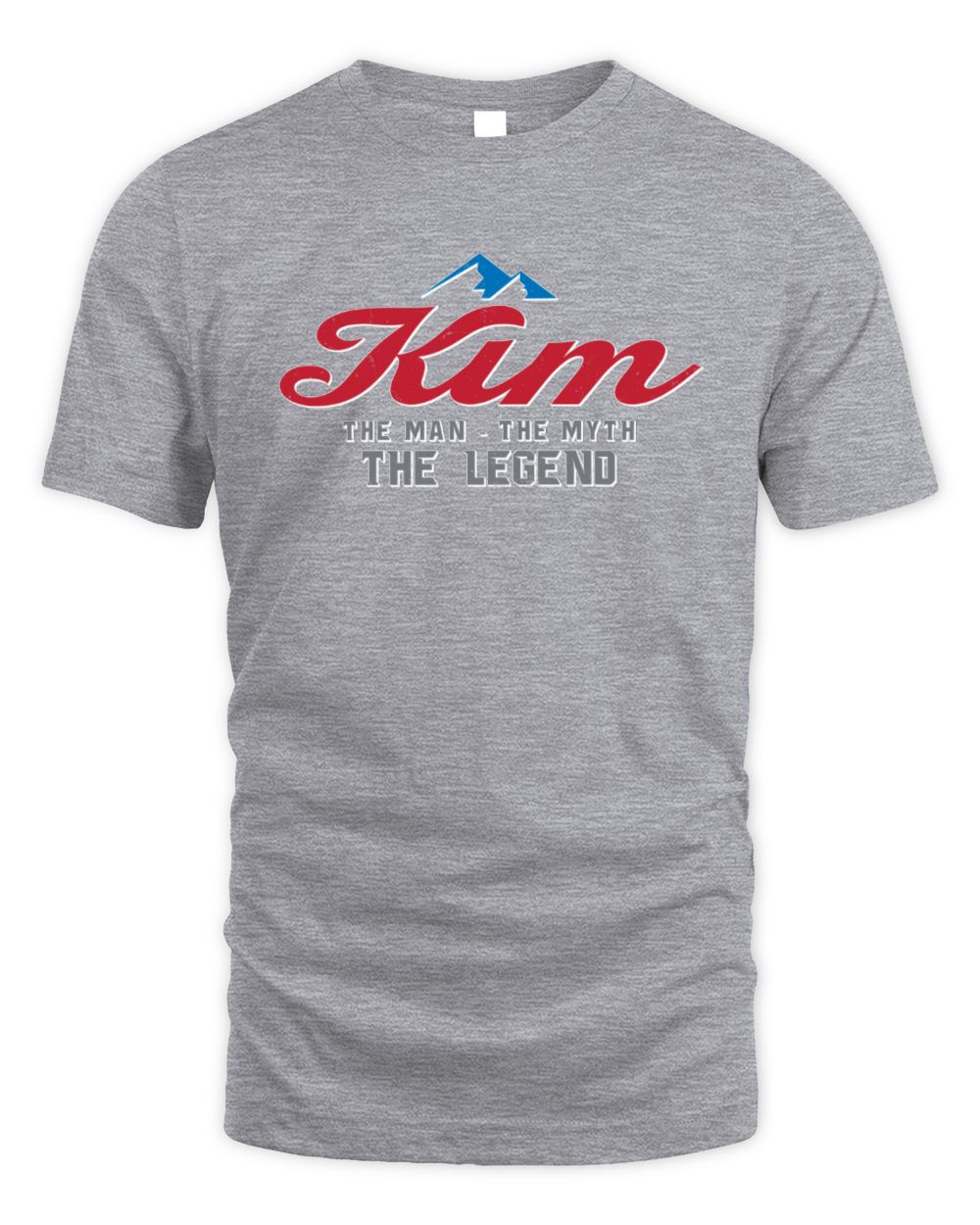 The Man The Myth The Legend Coors Light Beer T-Shirt KIM M1-S84 / Unisex Standard T-Shirt / sport grey