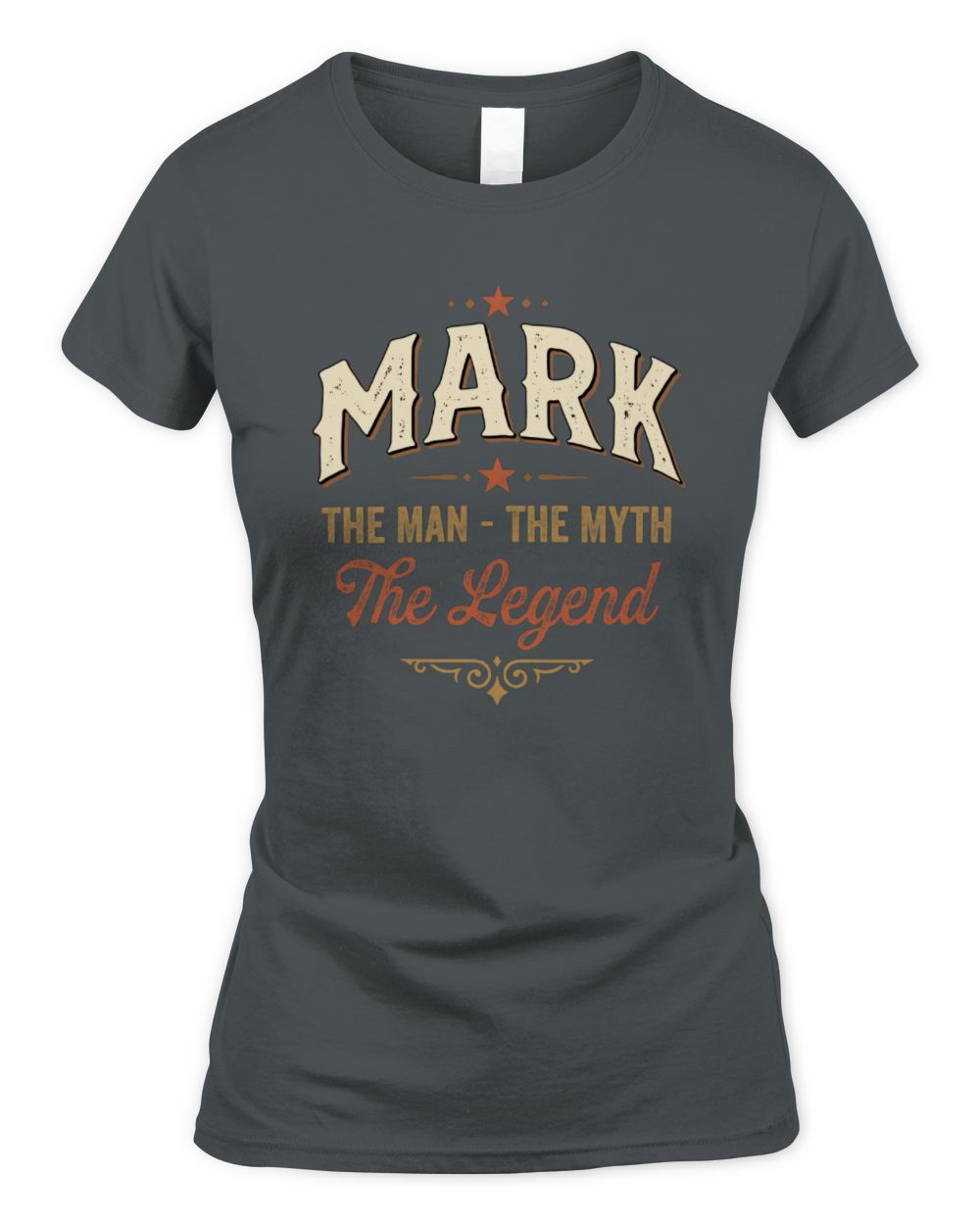 I'm Name I'm Not Rude I Just Have The Balls Funny T-Shirt MARK M1-77 / Women's Standard T-Shirt / charcoal