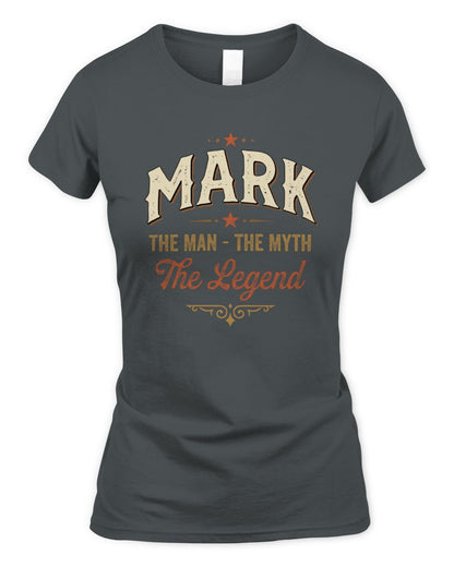 I'm Name I'm Not Rude I Just Have The Balls Funny T-Shirt MARK M1-77 / Women's Standard T-Shirt / charcoal