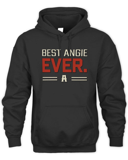 Best Your Name Ever Cool Shirt ANGIE M1-58 / Unisex Hoodie / black