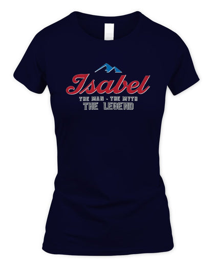 The Man The Myth The Legend Coors Light Beer T-Shirt ISABEL M1-S84 / Women's Standard T-Shirt / navy
