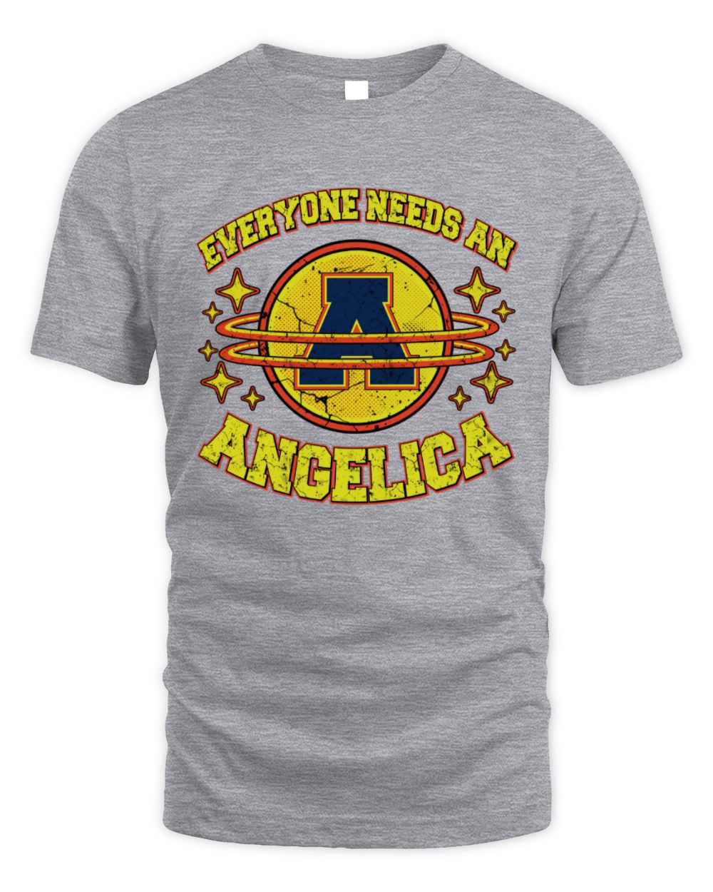 Everyone Needs a Your Name Shirt ANGELICA M1-76 / Unisex Standard T-Shirt / sport grey