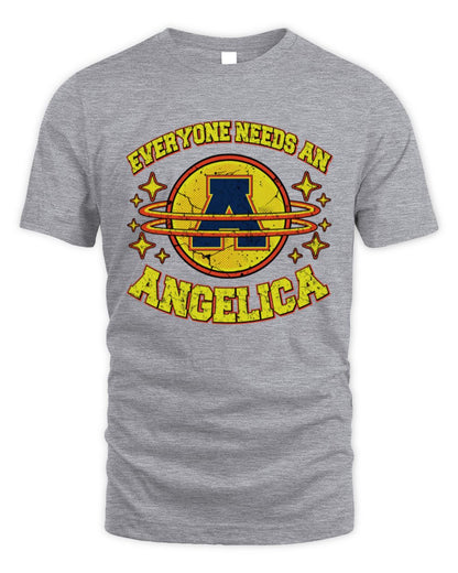 Everyone Needs a Your Name Shirt ANGELICA M1-76 / Unisex Standard T-Shirt / sport grey