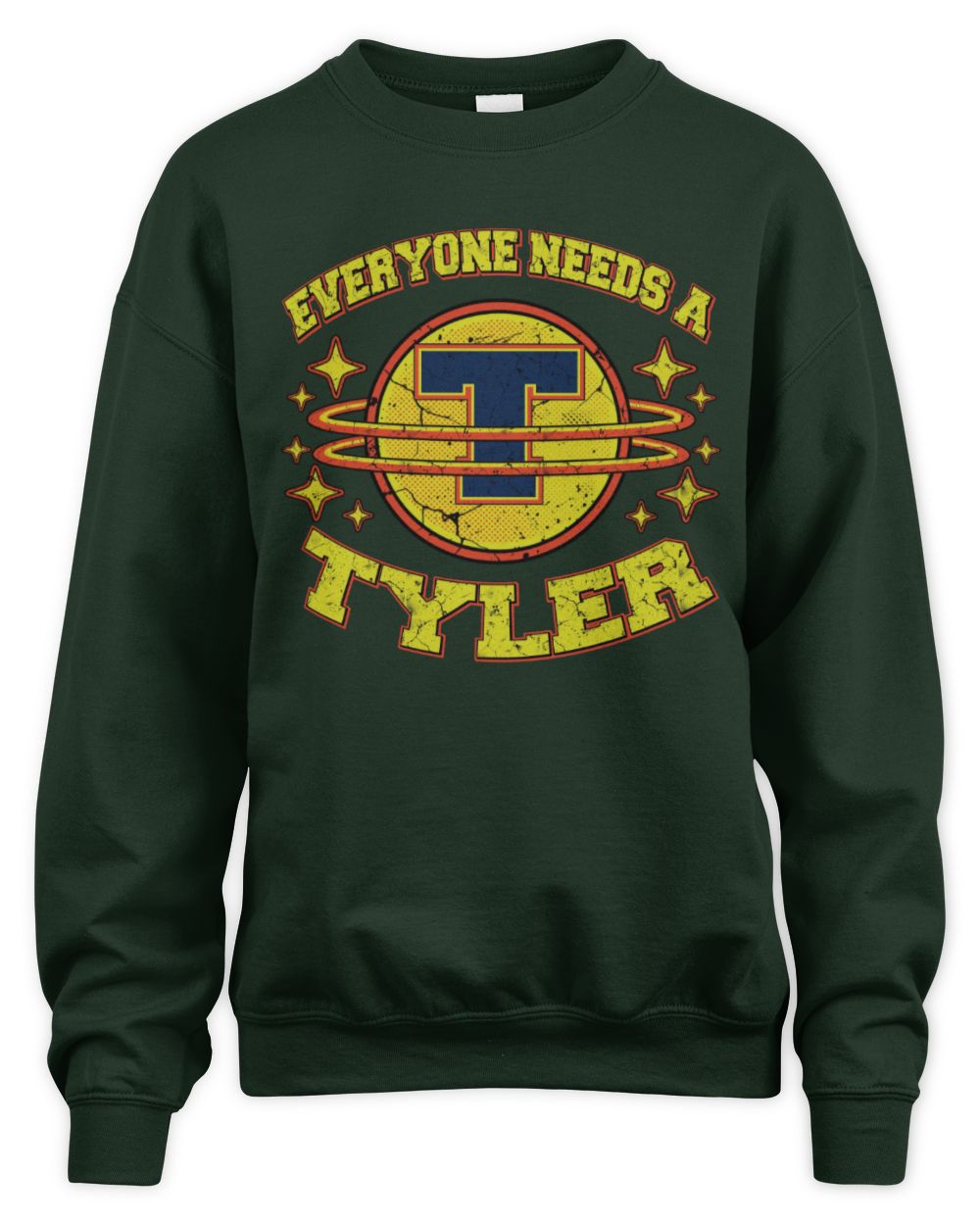 Everyone Needs a Your Name Shirt TYLER M1-76 / Unisex Sweatshirt / forest green