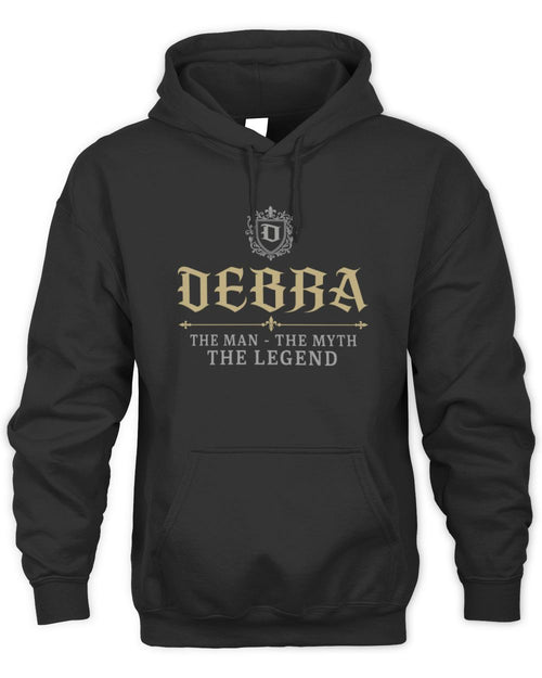 The Man The Myth The Legend Western Shirt DEBRA M1-78 / Unisex Hoodie / black