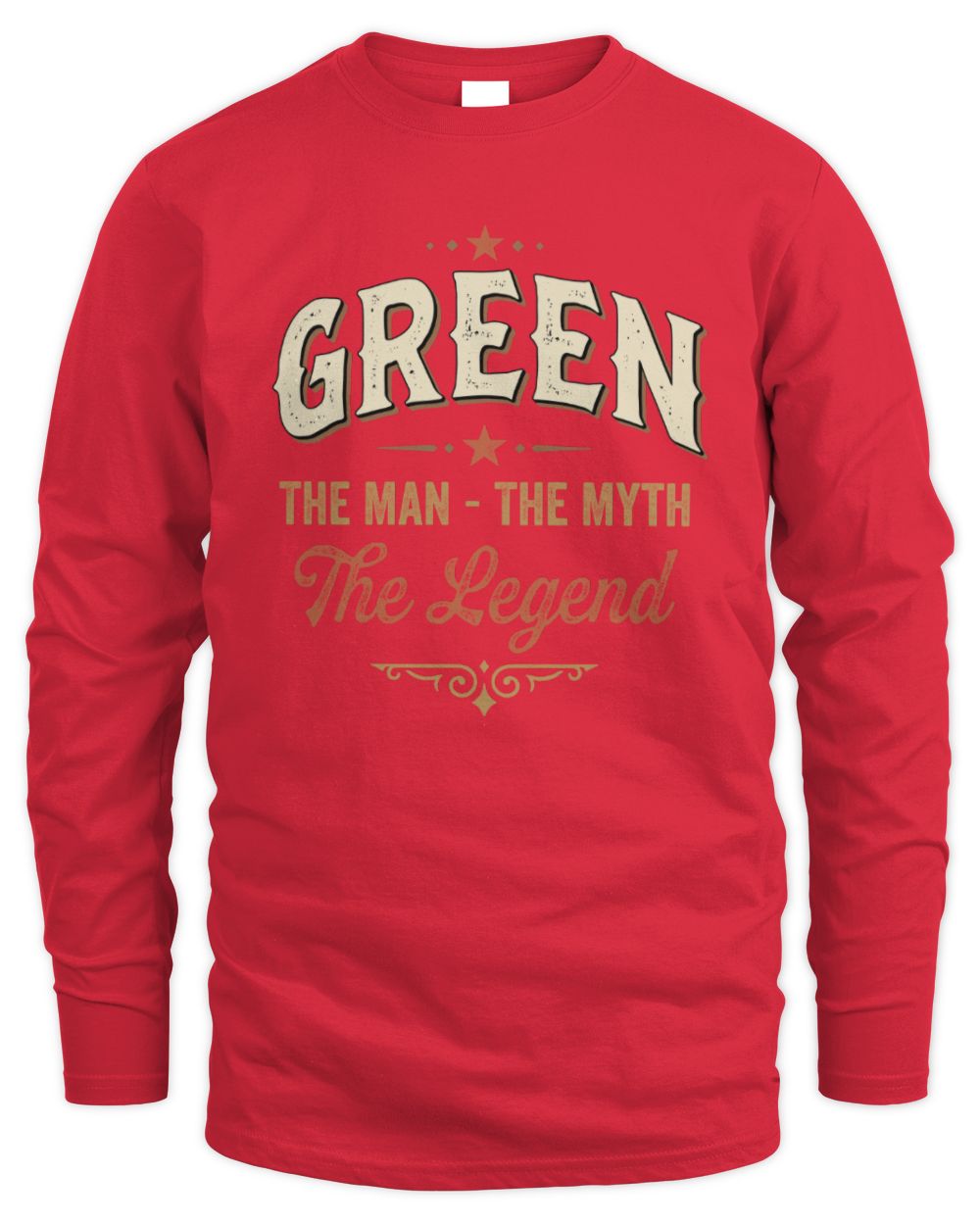 I'm Name I'm Not Rude I Just Have The Balls Funny T-Shirt GREEN M1-77 / Men's Long Sleeved T-Shirt / red