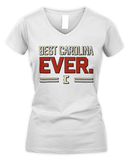 Best Your Name Ever Cool Shirt CAROLINA M1-58 / Women's V-Neck T-Shirt / white