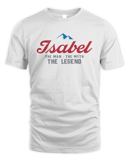 The Man The Myth The Legend Coors Light Beer T-Shirt ISABEL M1-S84 / Unisex Standard T-Shirt / white