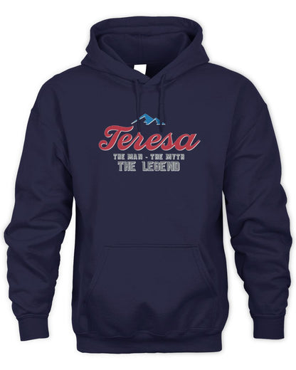 The Man The Myth The Legend Coors Light Beer T-Shirt TERESA M1-S84 / Unisex Hoodie / navy