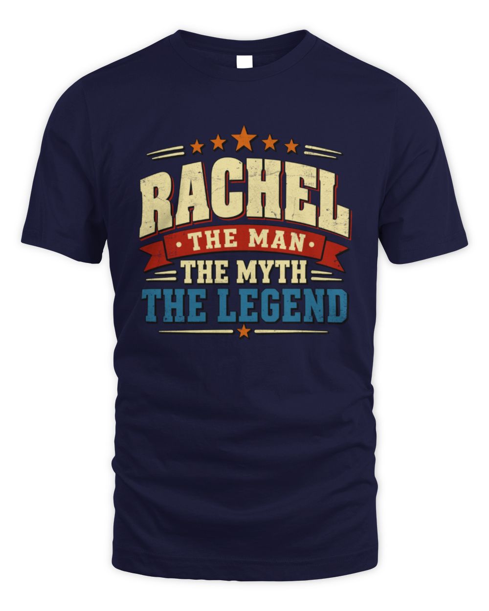 The Man The Myth The Legend Ribbon Vintage T-Shirt RACHEL M1-56 / Unisex Standard T-Shirt / navy