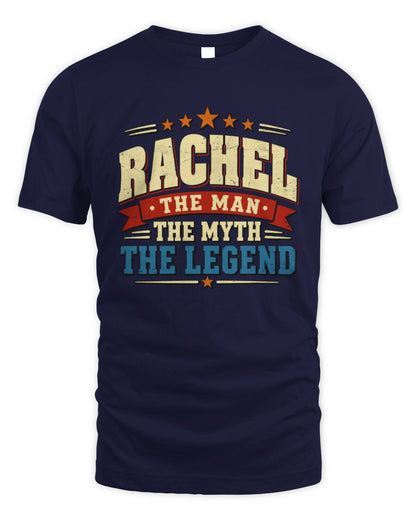 The Man The Myth The Legend Ribbon Vintage T-Shirt RACHEL M1-56 / Unisex Standard T-Shirt / navy