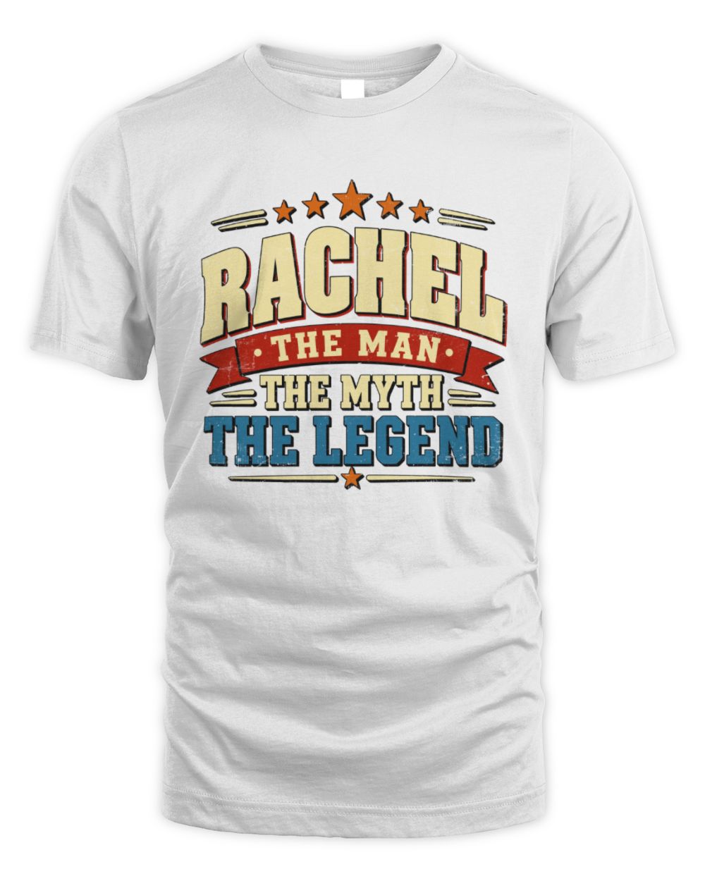 The Man The Myth The Legend Ribbon Vintage T-Shirt RACHEL M1-56 / Unisex Standard T-Shirt / white