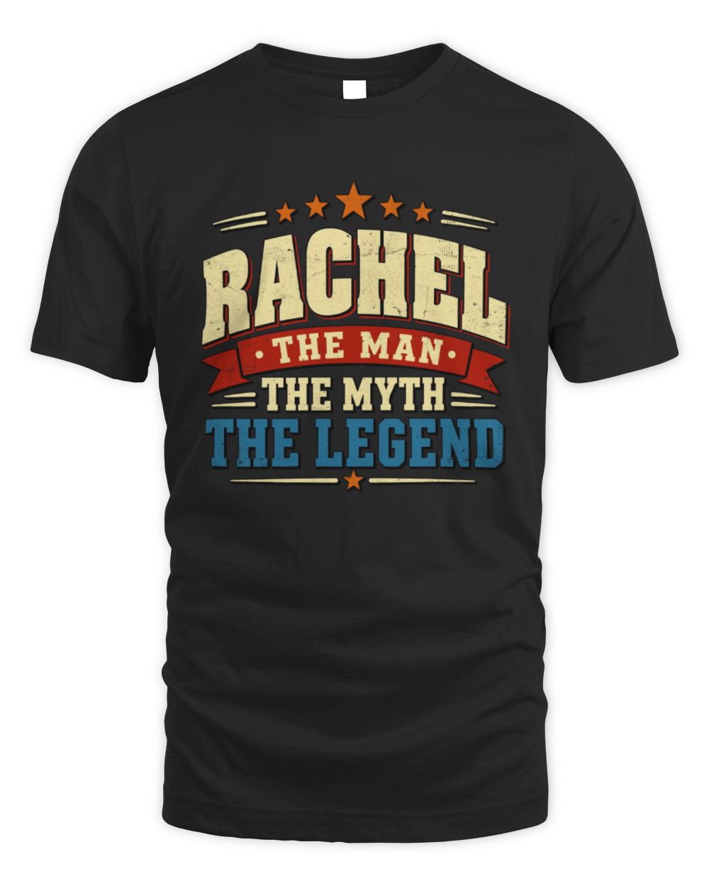 The Man The Myth The Legend Ribbon Vintage T-Shirt RACHEL M1-56 / Unisex Standard T-Shirt / black