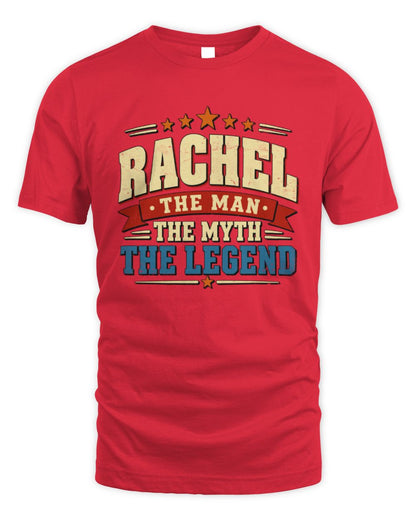 The Man The Myth The Legend Ribbon Vintage T-Shirt RACHEL M1-56 / Unisex Standard T-Shirt / red