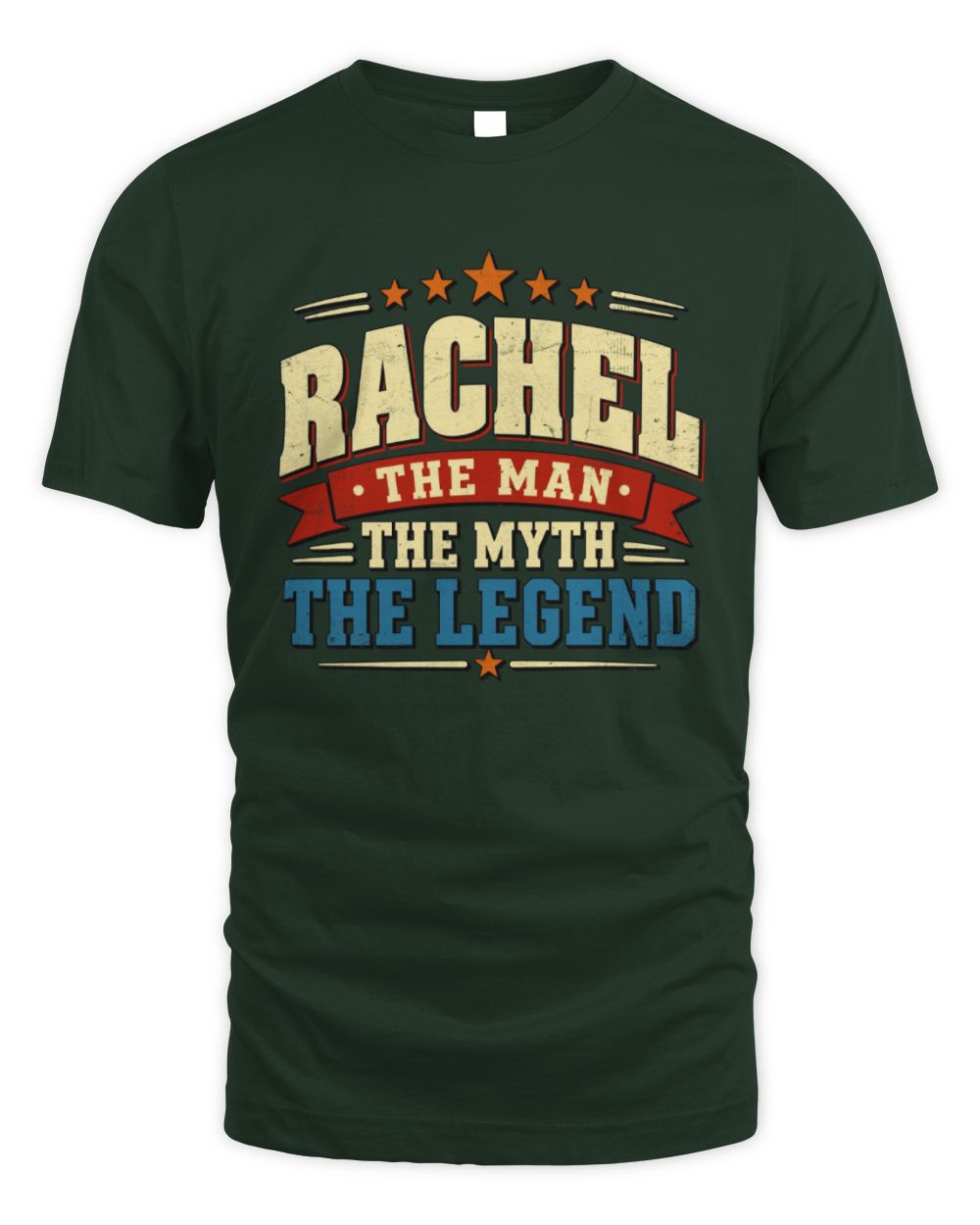 The Man The Myth The Legend Ribbon Vintage T-Shirt RACHEL M1-56 / Unisex Standard T-Shirt / forest green