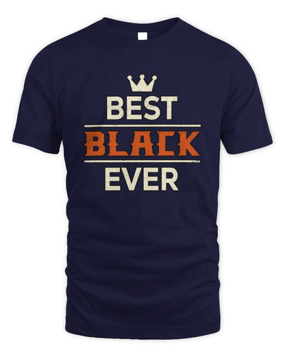 Best Your Name With Crown Shirt BLACK M1-59 / Unisex Standard T-Shirt / navy