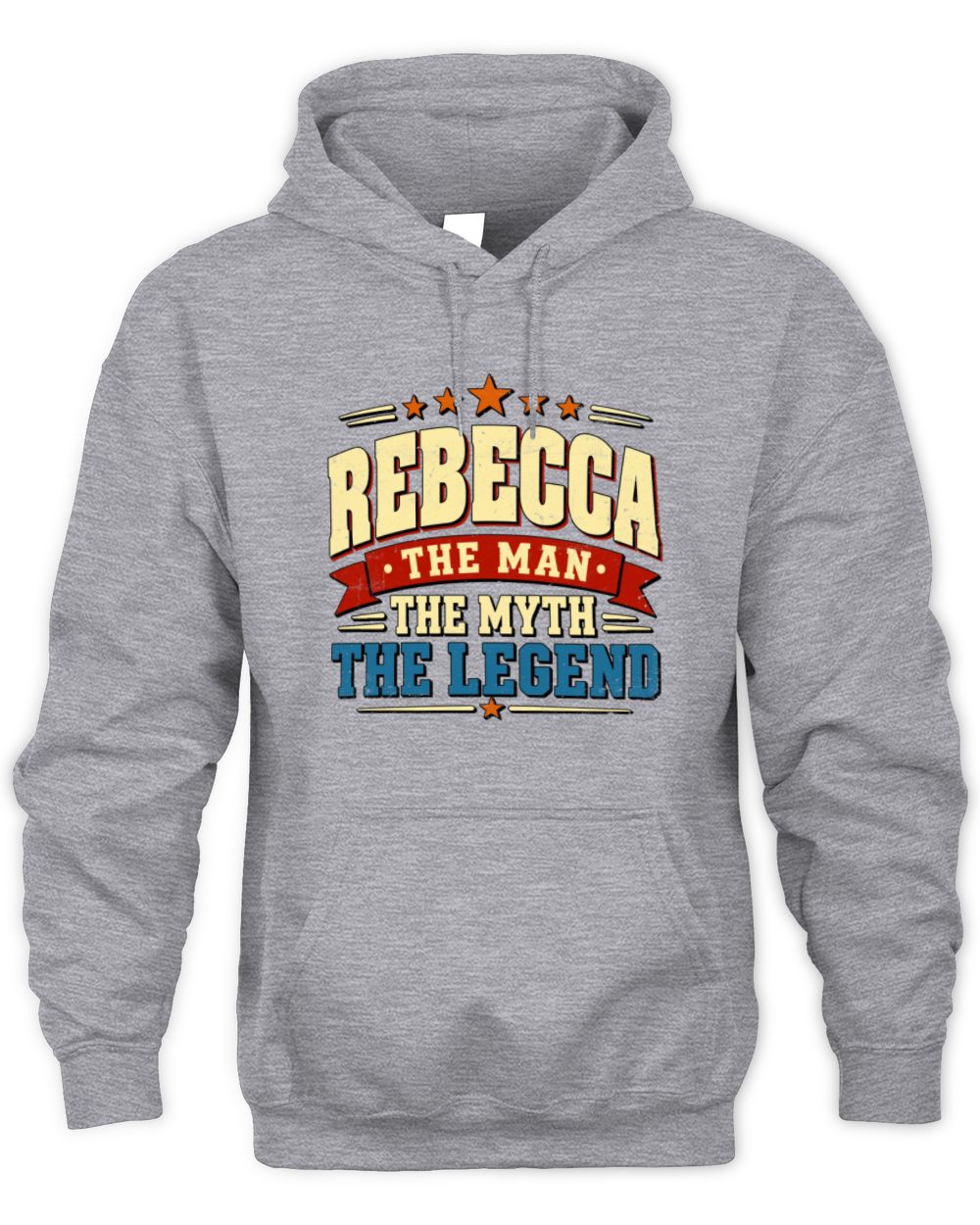 The Man The Myth The Legend Ribbon Vintage T-Shirt REBECCA M1-56 / Unisex Hoodie / sport grey