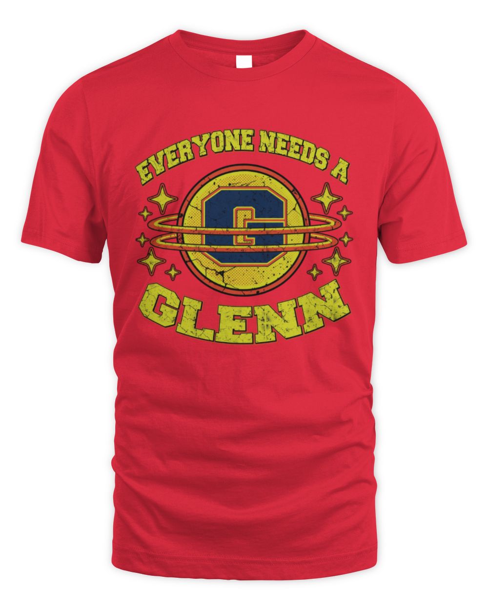 Everyone Needs a Your Name Shirt GLENN M1-76 / Unisex Standard T-Shirt / red
