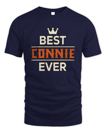 Best Your Name With Crown Shirt CONNIE M1-59 / Unisex Standard T-Shirt / navy