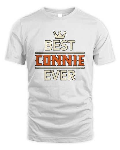 Best Your Name With Crown Shirt CONNIE M1-59 / Unisex Standard T-Shirt / white