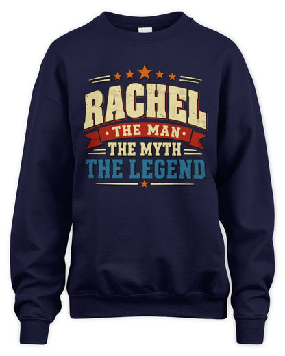 The Man The Myth The Legend Ribbon Vintage T-Shirt RACHEL M1-56 / Unisex Sweatshirt / navy