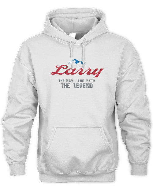 The Man The Myth The Legend Coors Light Beer T-Shirt LARRY M1-S84 / Unisex Hoodie / white