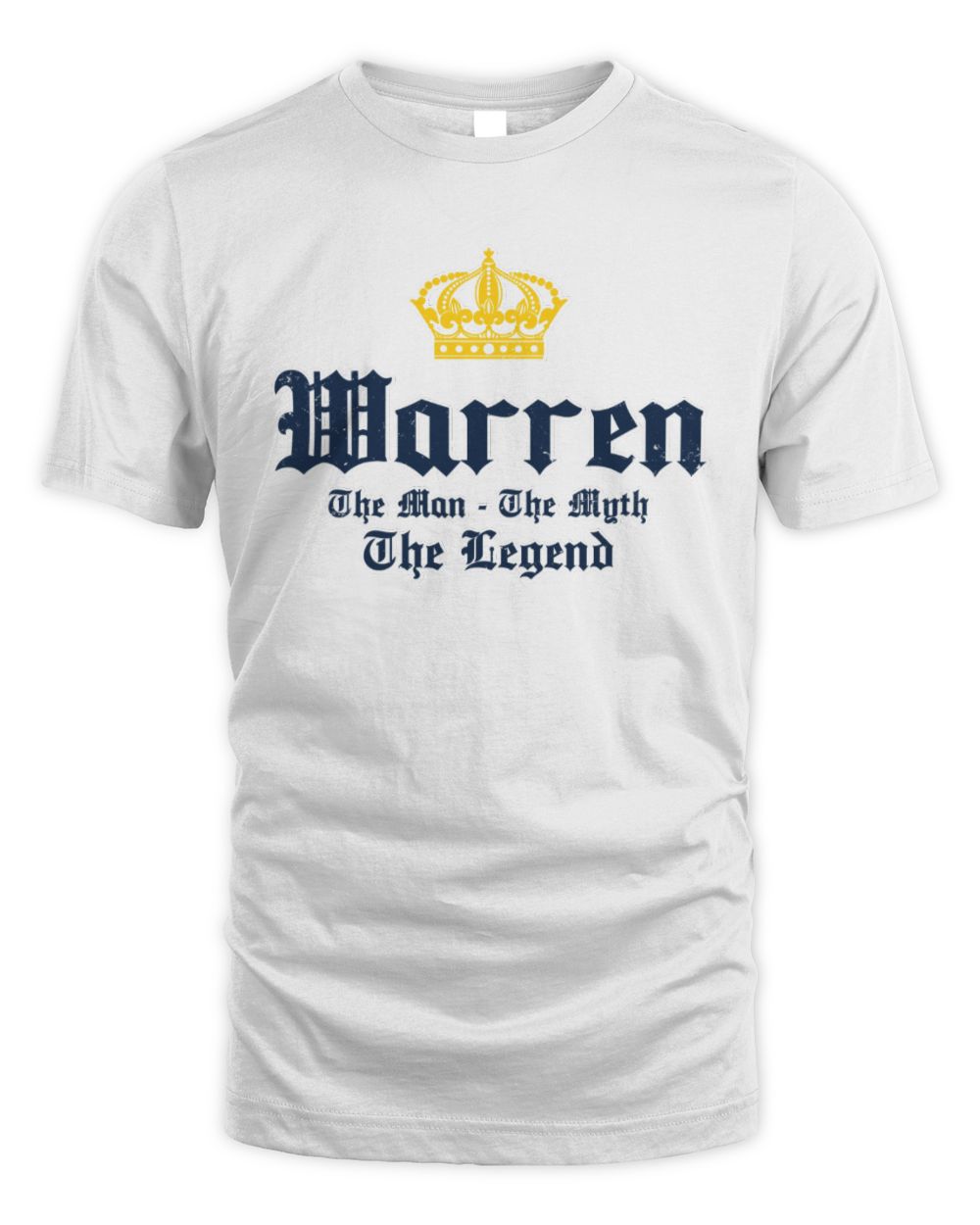 The Man The Myth The Legend Corona Beer T-Shirt WARREN M1-S83 / Unisex Standard T-Shirt / white