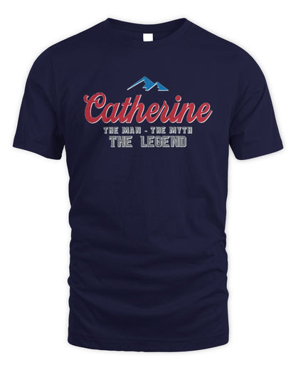The Man The Myth The Legend Coors Light Beer T-Shirt CATHERINE M1-S84 / Unisex Standard T-Shirt / navy