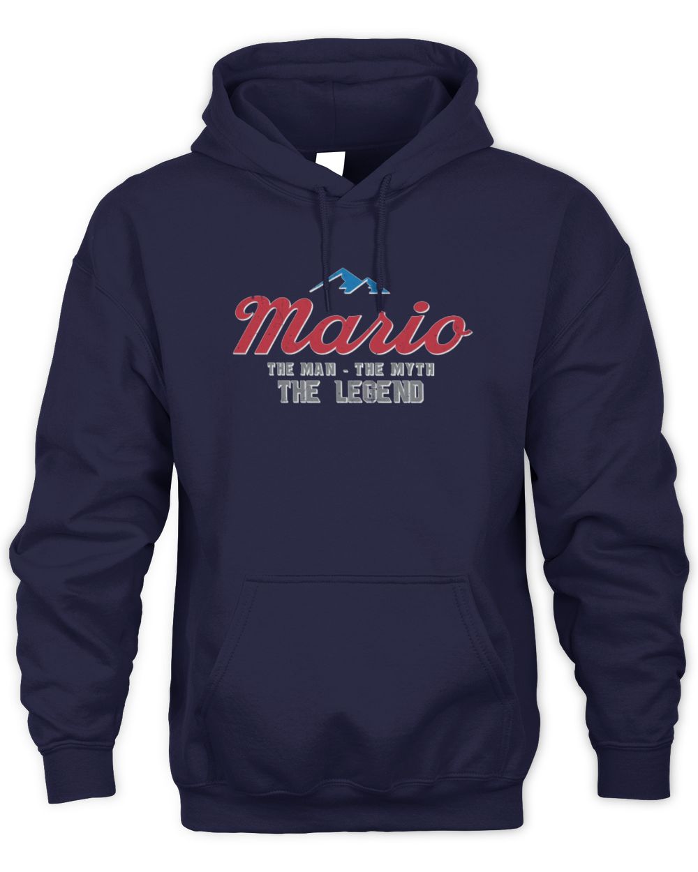 The Man The Myth The Legend Coors Light Beer T-Shirt MARIO M1-S84 / Unisex Hoodie / navy