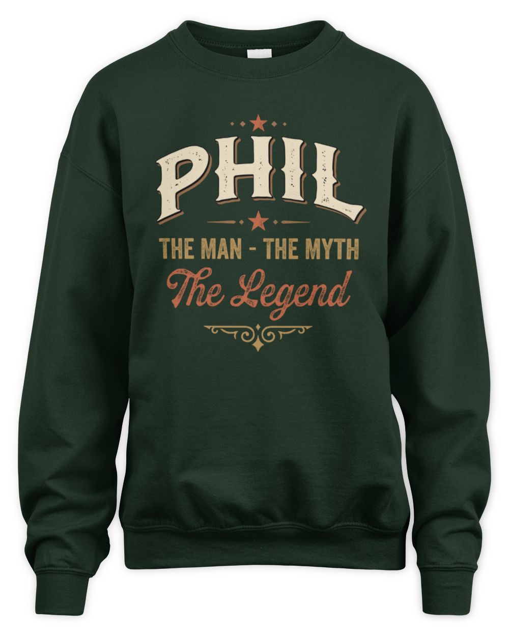 I'm Name I'm Not Rude I Just Have The Balls Funny T-Shirt PHIL M1-77 / Unisex Sweatshirt / forest green