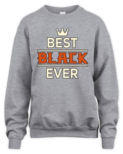 Best Your Name With Crown Shirt BLACK M1-59 / Unisex Sweatshirt / sport grey