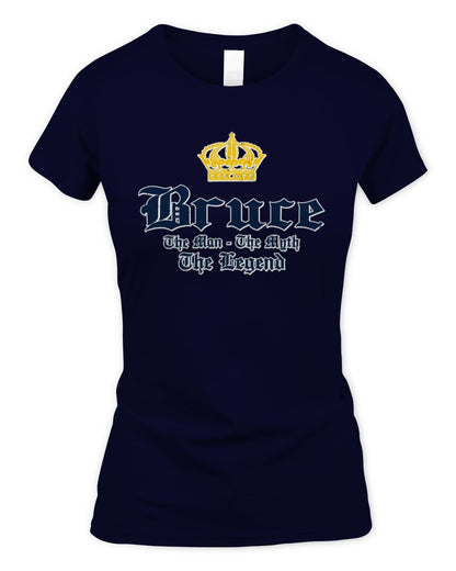 The Man The Myth The Legend Corona Beer T-Shirt BRUCE M1-S83 / Women's Standard T-Shirt / navy