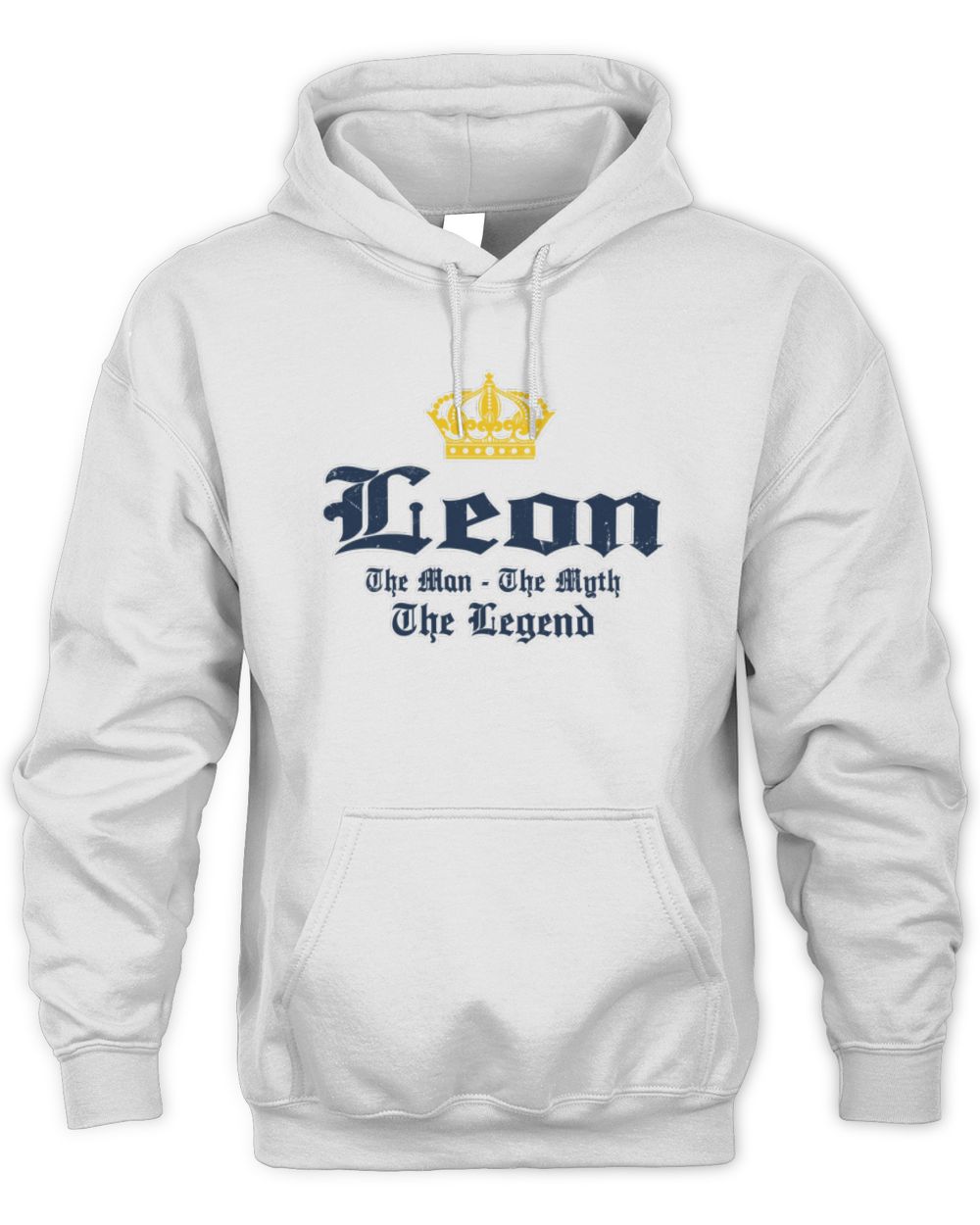 The Man The Myth The Legend Corona Beer T-Shirt LEON M1-S83 / Unisex Hoodie / white