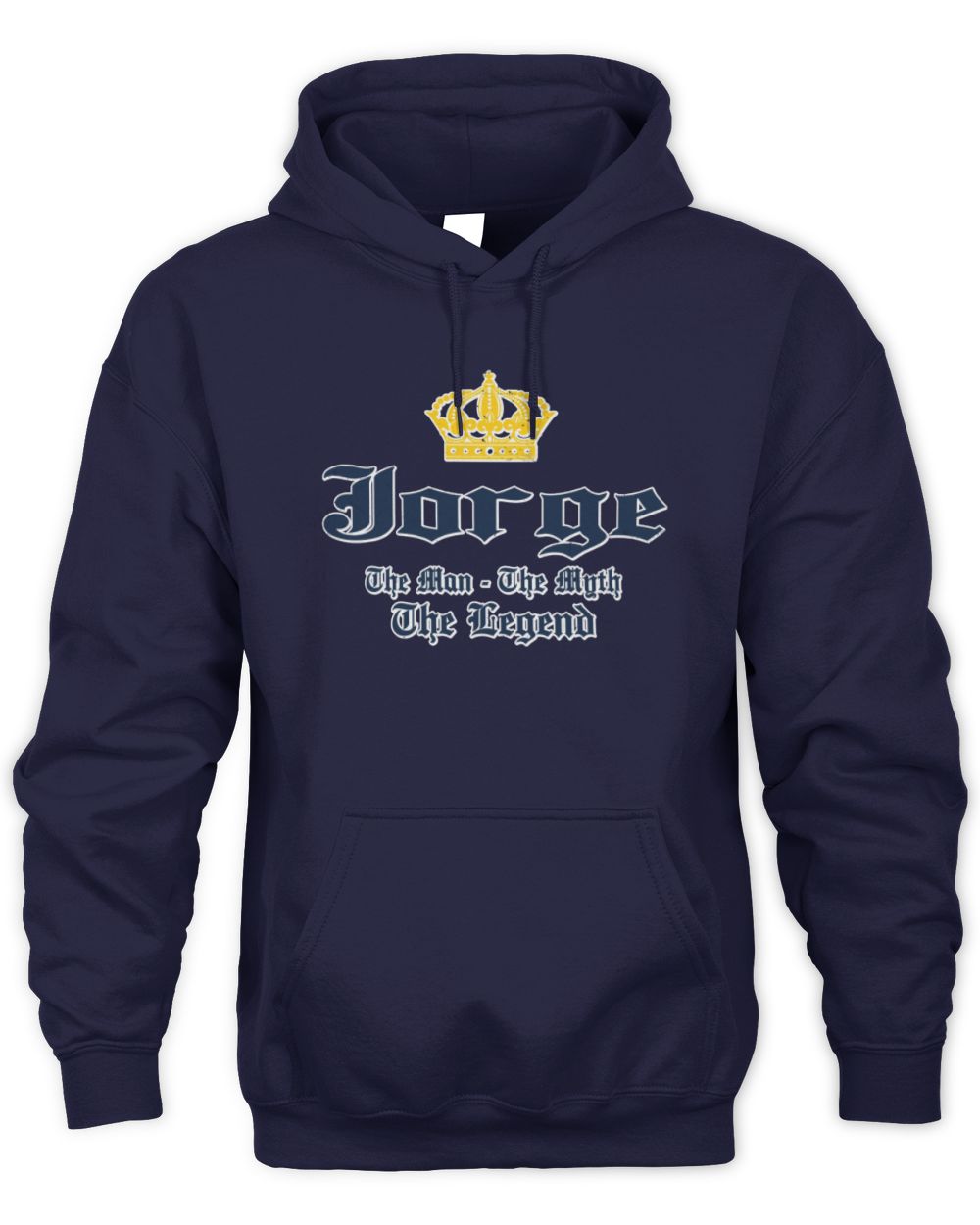 The Man The Myth The Legend Corona Beer T-Shirt JORGE M1-S83 / Unisex Hoodie / navy