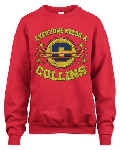 Everyone Needs a Your Name Shirt COLLINS M1-76 / Unisex Sweatshirt / red