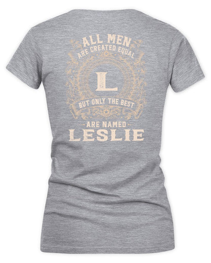 All Men Are Created Equal Cool Logo Shirt LESLIE M1-60 / Women's V-Neck T-Shirt / sport grey