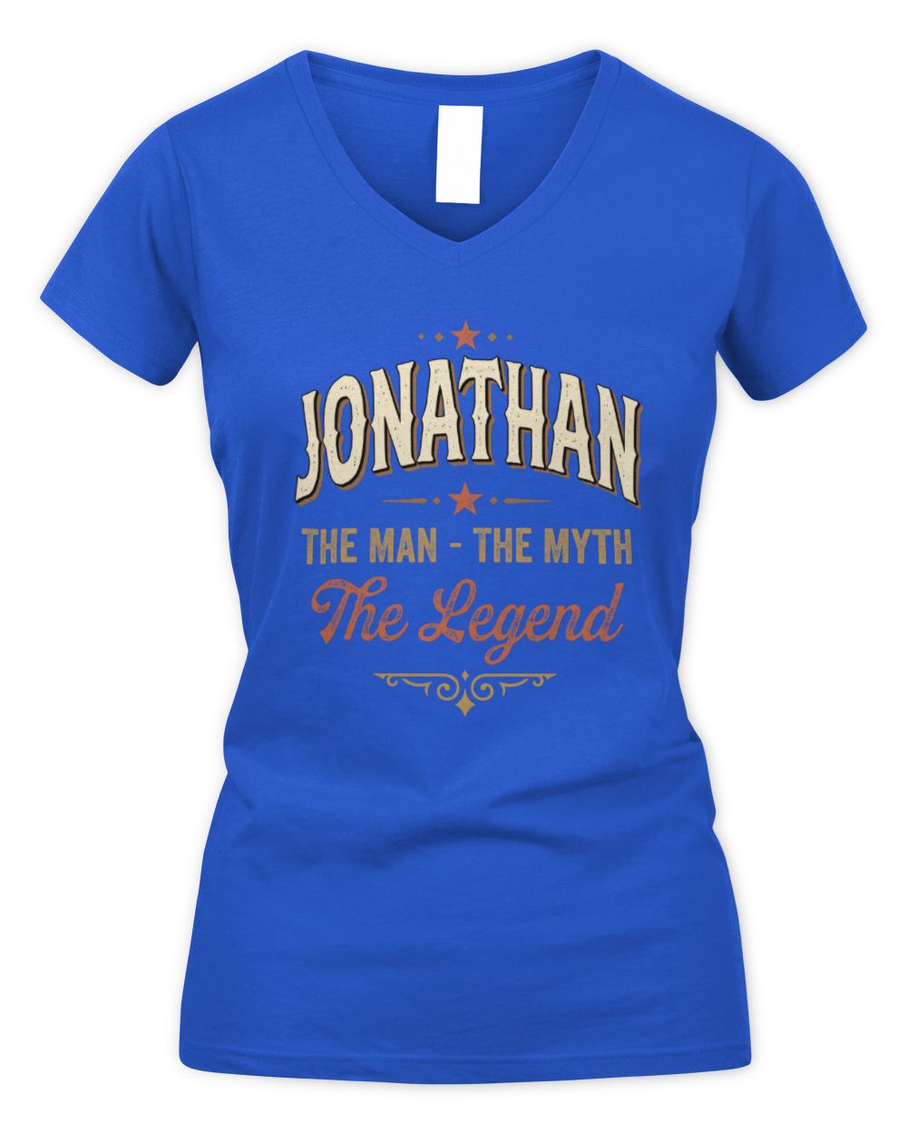 I'm Name I'm Not Rude I Just Have The Balls Funny T-Shirt JONATHAN M1-77 / Women's V-Neck T-Shirt / royal