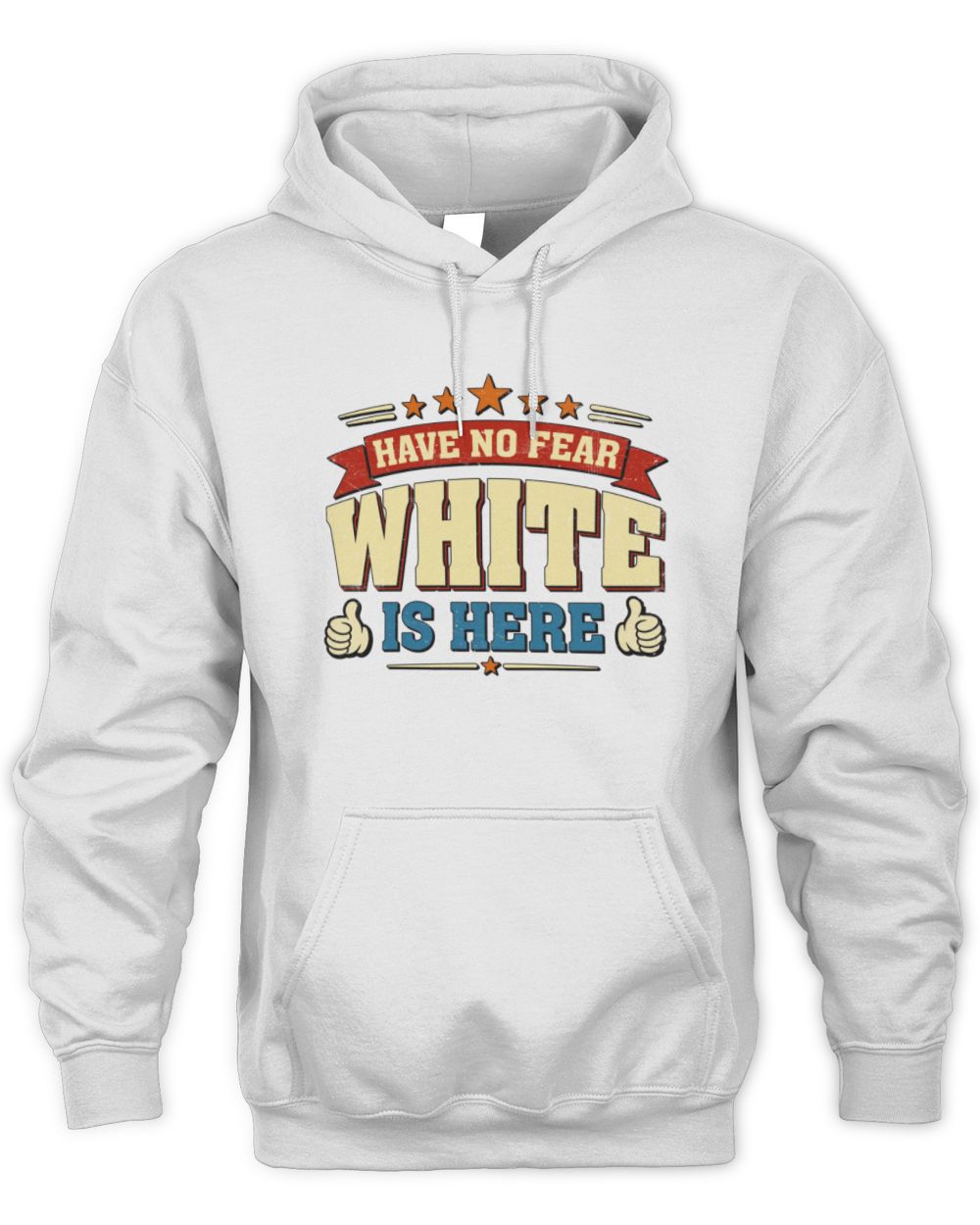 Have No Fear Your Name Is Here Cool Graphic T-Shirt WHITE M1-71 / Unisex Hoodie / white