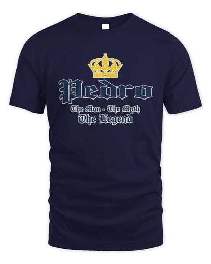 The Man The Myth The Legend Corona Beer T-Shirt PEDRO M1-S83 / Unisex Standard T-Shirt / navy