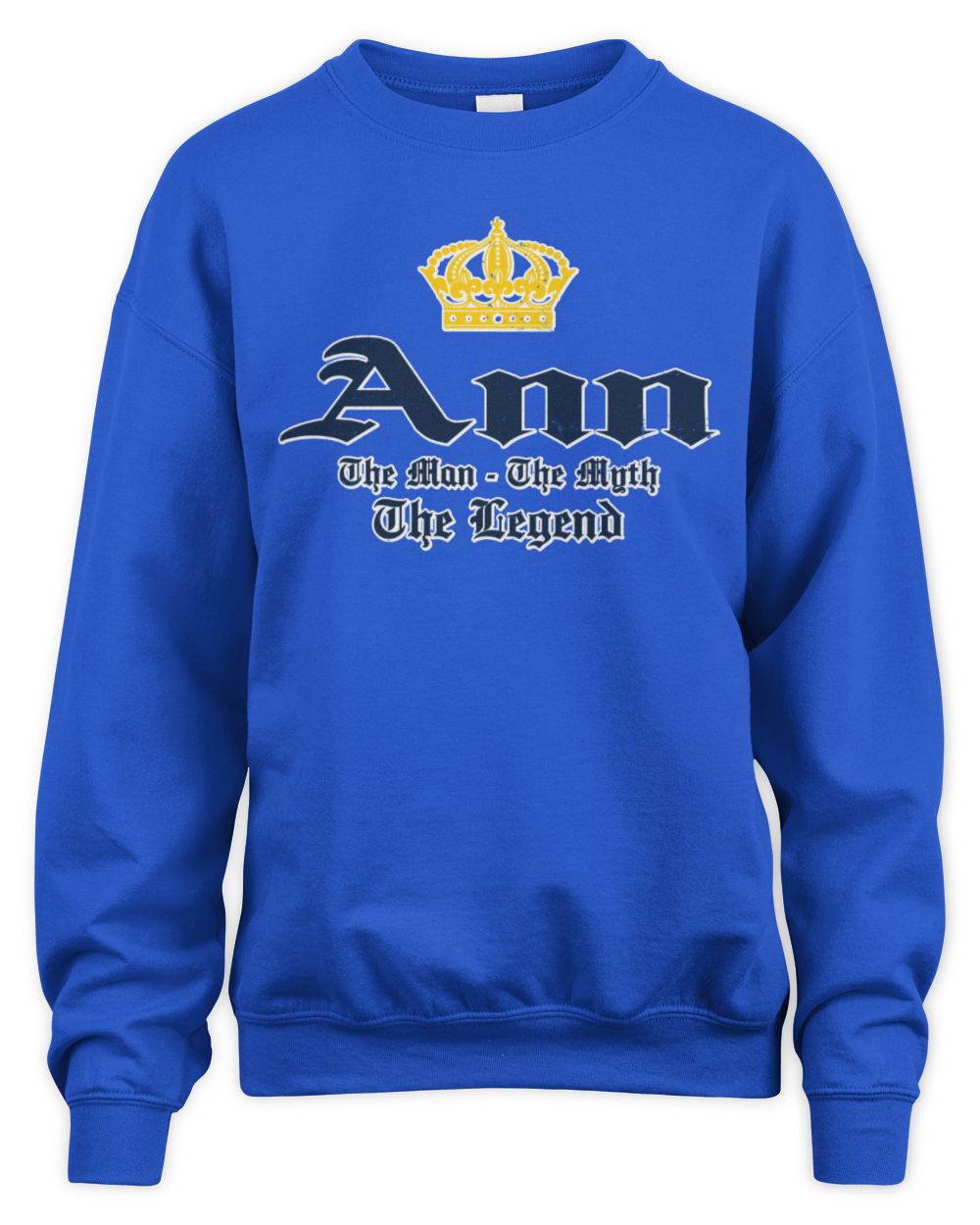 The Man The Myth The Legend Corona Beer T-Shirt ANN M1-S83 / Unisex Sweatshirt / royal