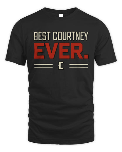 Best Your Name Ever Cool Shirt COURTNEY M1-58 / Unisex Standard T-Shirt / black