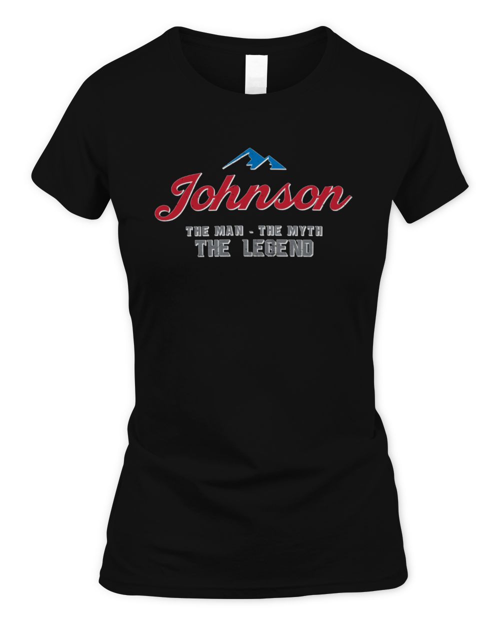 The Man The Myth The Legend Coors Light Beer T-Shirt JOHNSON M1-S84 / Women's Standard T-Shirt / black