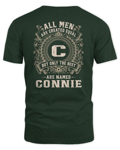 All Men Are Created Equal Cool Logo Shirt CONNIE M1-60 / Unisex Standard T-Shirt / forest green