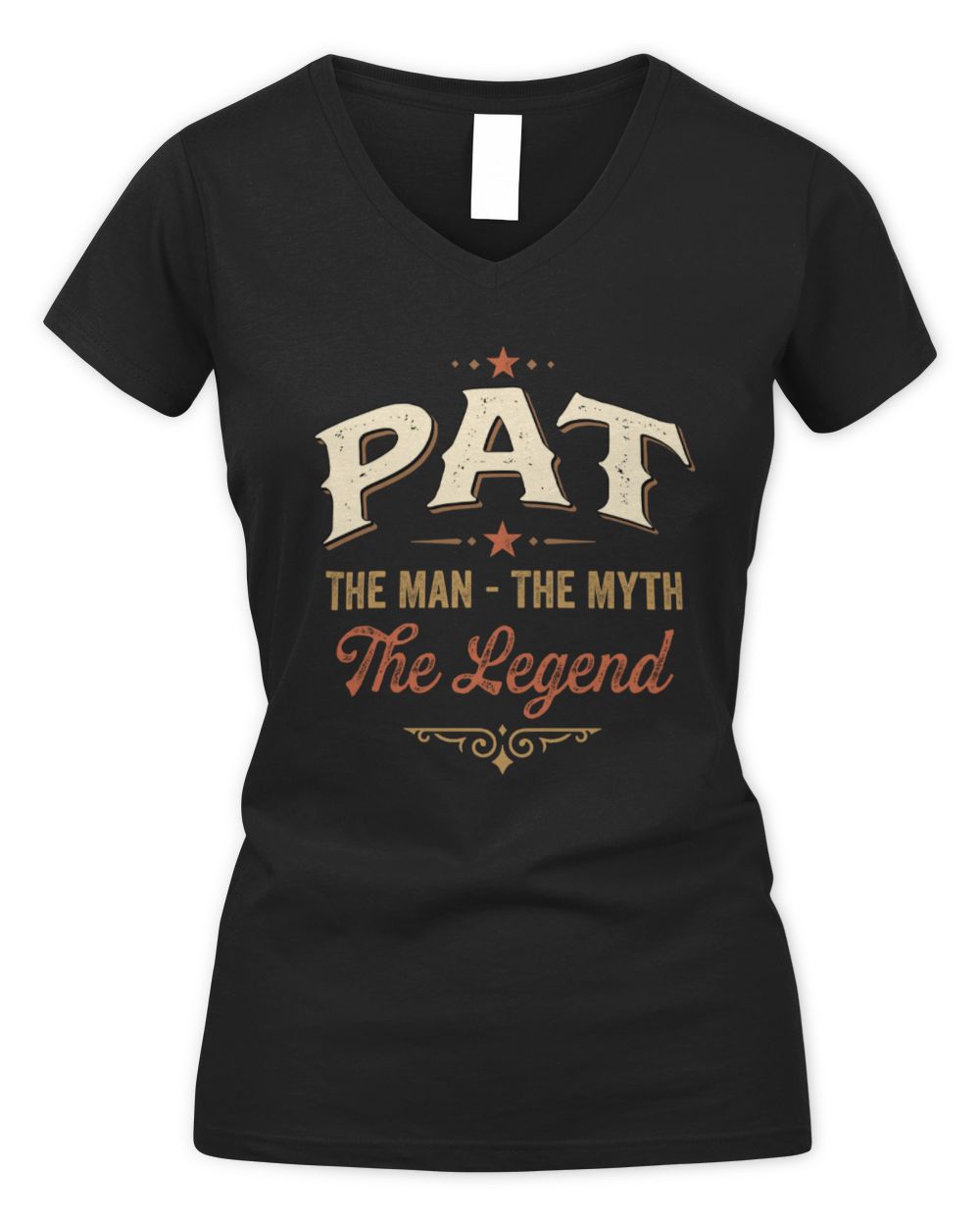I'm Name I'm Not Rude I Just Have The Balls Funny T-Shirt PAT M1-77 / Women's V-Neck T-Shirt / black