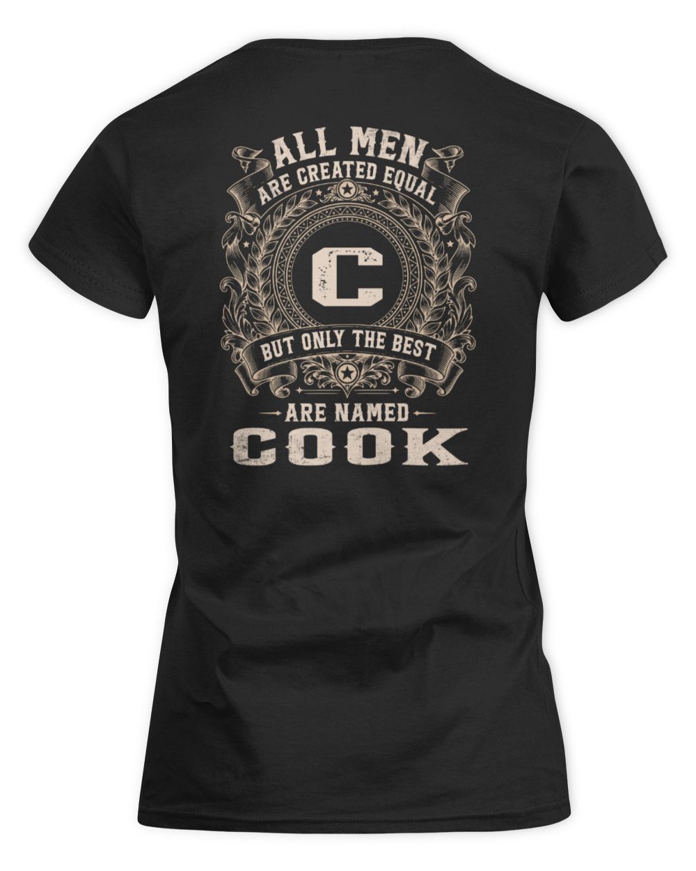All Men Are Created Equal Cool Logo Shirt COOK M1-60 / Women's Standard T-Shirt / black