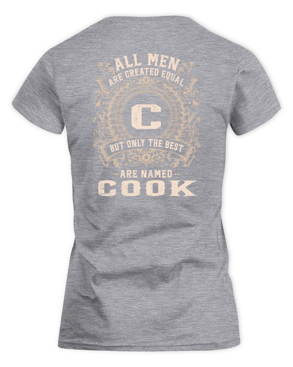 All Men Are Created Equal Cool Logo Shirt COOK M1-60 / Women's Standard T-Shirt / sport grey