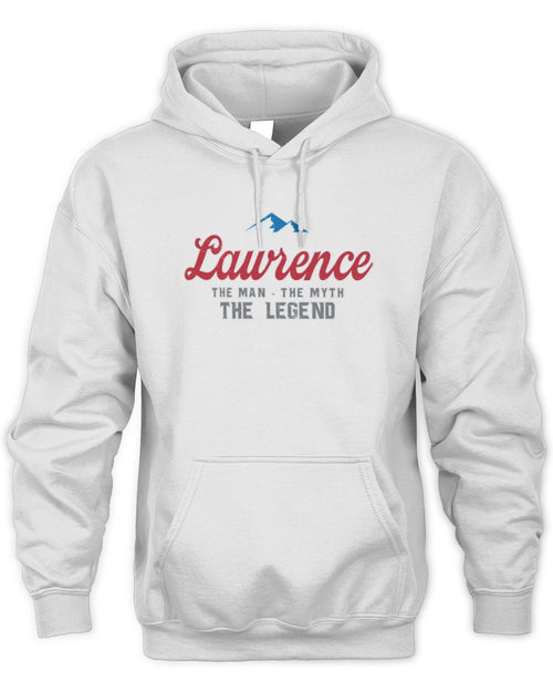 The Man The Myth The Legend Coors Light Beer T-Shirt LAWRENCE M1-S84 / Unisex Hoodie / white