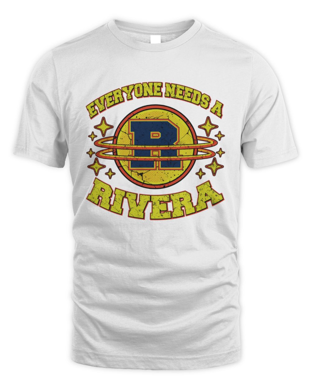 Everyone Needs a Your Name Shirt RIVERA M1-76 / Unisex Standard T-Shirt / white